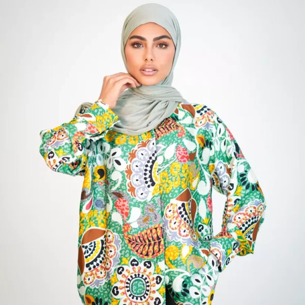 شومیز پارچه سیلک اماراتی رمیصا