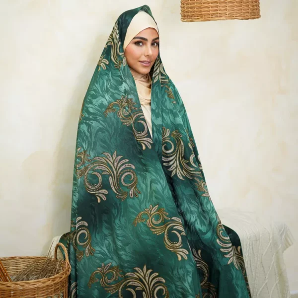 چادر ژاکارد اندونزی طرح گندم