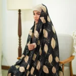 چادر ژاکارد اندونزی طرح برگ - Image 2