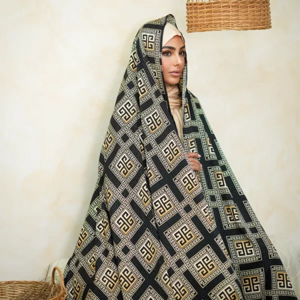 چادر ژاکارد اندونزی طرح ورساچه