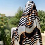 چادر سیلک طرح لنگر