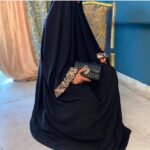 چادر عربی آستین کیمونو - Image 3