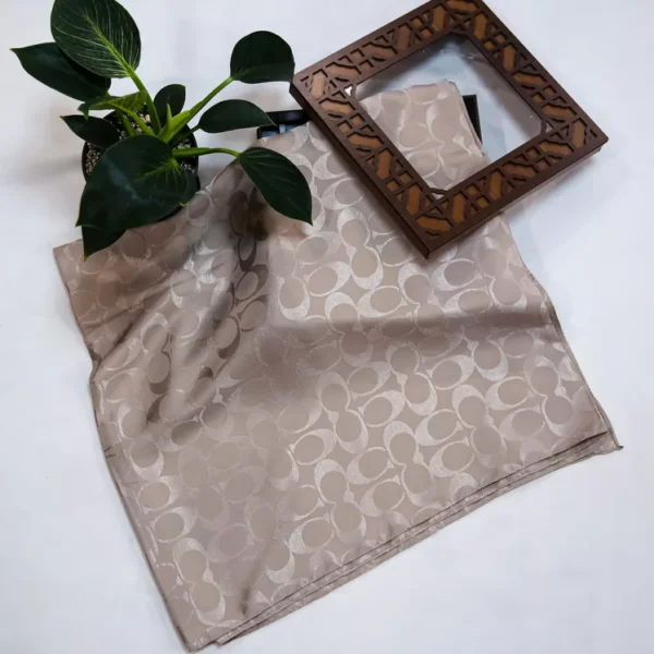 شال ساتن ژاکارد ترک