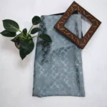 شال ساتن ژاکارد ترک - Image 3